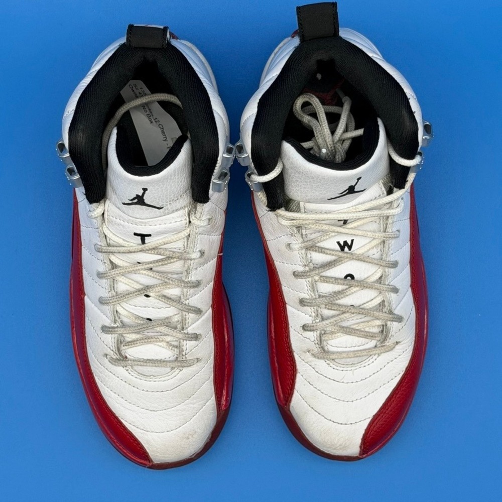 Jordan 12 Retro Cherry 153265-116 4Y 5.5W - Picture 5 of 12